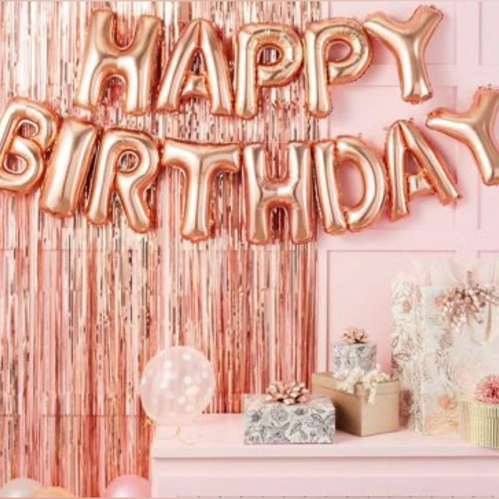 Happy birthday balloon kit